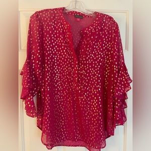 Pink and Gold blouse